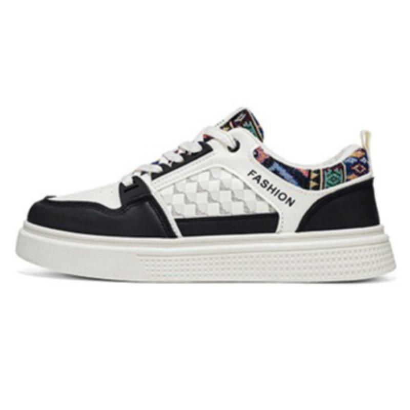 Men Soft Sole Breathable Skate Board Shoes, Student Daily Casual Athletic Sneakers