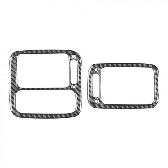 Carbon Fiber Dashboard Side Air Vent Outlet Cover Fits For Honda Civic 1996-2000