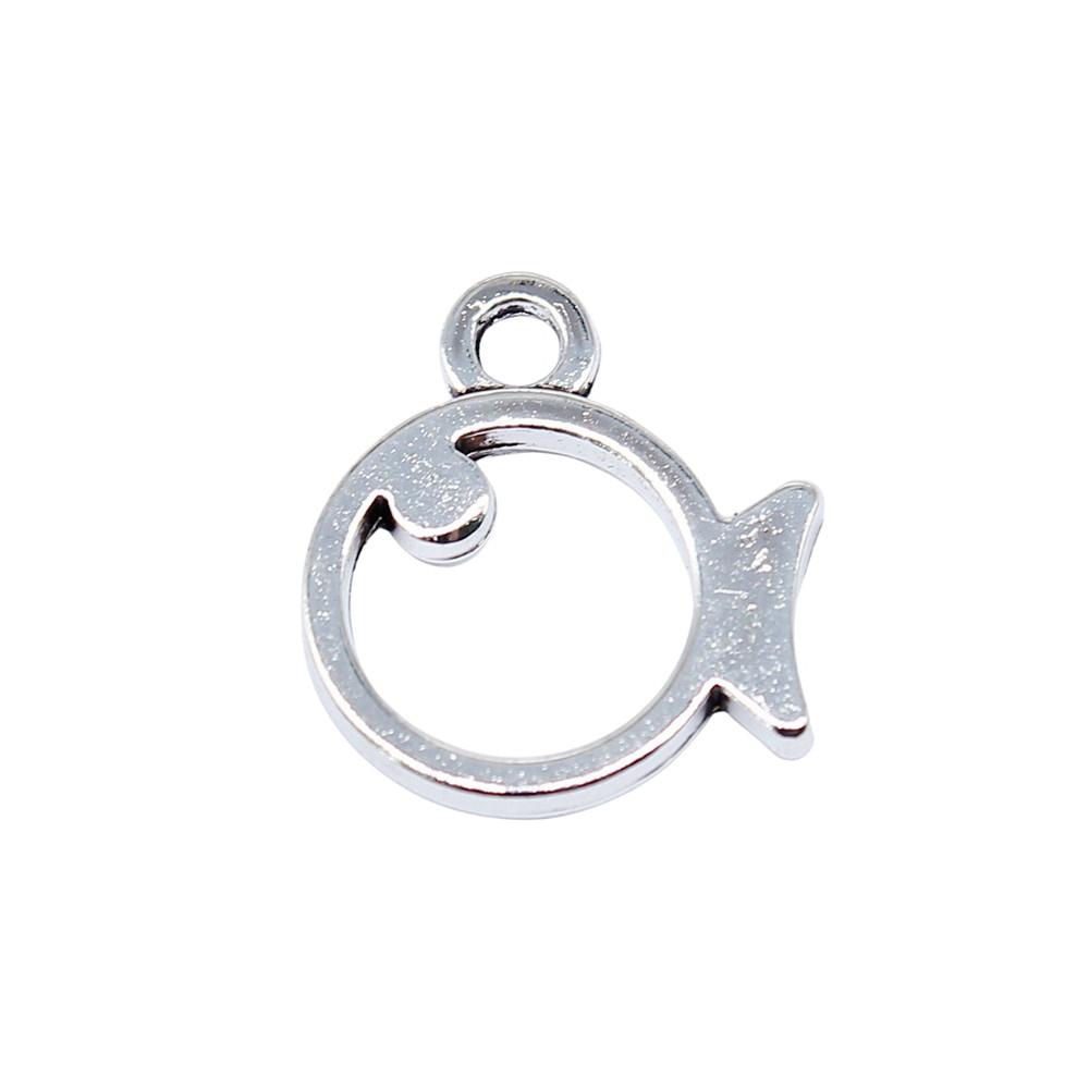 Fisch-Anhänger Vintage Legierung Anhänger Für DIY Schmuck Meeres-Thema Bastelbedarf