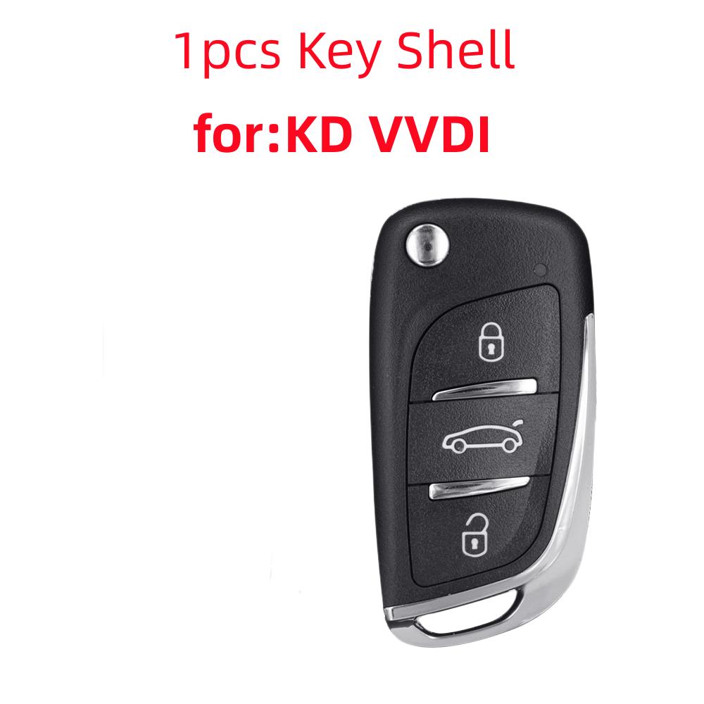 1pcs 2/3 Button Car Key Shell Xhorse Remote Case KEYDIY Flip Key Shell DS Type Key Shell for KD B11 NB11 VVDI XKDS00EN XEDS01EN