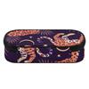 Pencil Bag Simple Design 300D Polyester Smooth Zipper with Main Pocket Mesh Layer and Removable Pen Divider for Boys Girls