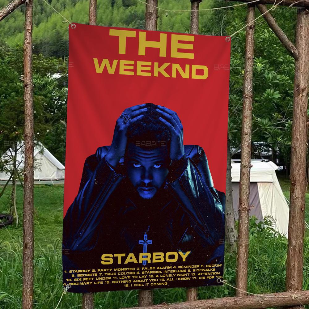 

Поп-певец The Weeknd Аниме Флаг-диаграмма для гостиной Дома Общежития Декор Искусство Домашний Декор Баннер 74x94cm(29x37in)