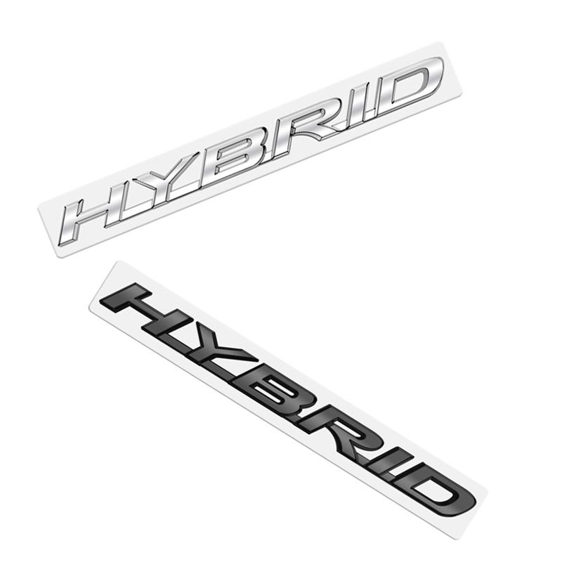 Metal Emblem Car Sticker Hybrid Badge Decal Body Trunk Decor for Lexus LS RX ES IS NX GX GS F SPORT Glossy Black Accessories GE8