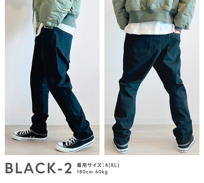 BEATJIVE Sarouel Denim and Relaxed Available in Black and Plus Sizes Suitable for and Sizes Size 9213-6001 Men's Wide-Leg Pants, Tapered, Stylish,