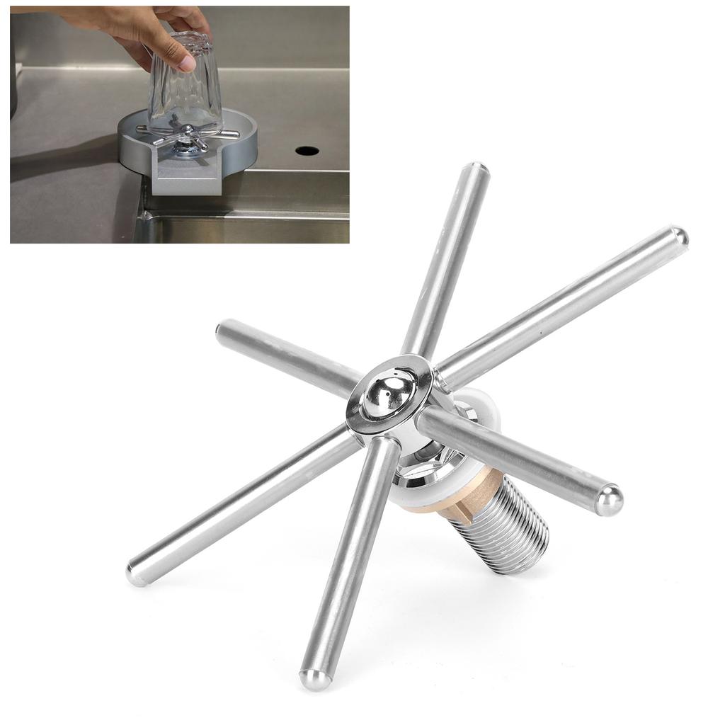 Automatyczna płukanka szklana ze stali nierdzewnej Płuczka wysokociśnieniowa do kranu do filiżanki kawy