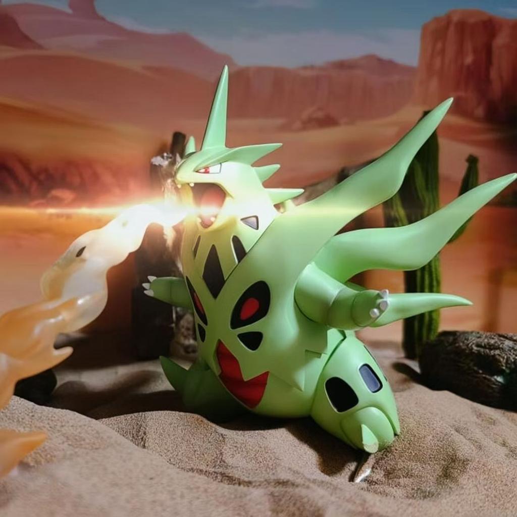 PokMon GK Figure Pikachu Tyranitar Cartoon Toy Model Anime Peripheral Gk Statue Desk Decoration Children Gift