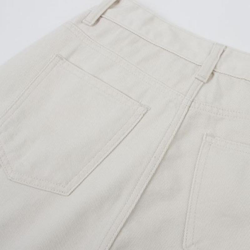 Nuovi Jeans Baggy Vintage Beige anni 2000 Donna Y2k Harajuku Vita Alta Pantaloni Denim Femminili Moda Retro Estetica anni '90 Pantaloni Ampi 2024