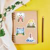 50 Sheets Protect Teeth Cartoon Stickers For Kids Students Graffiti Laptop Stationery Luggage Cute Sticker Dental Clinic Gifts