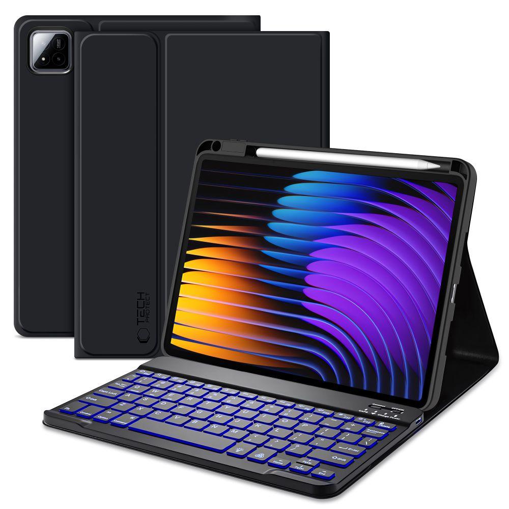 Tech-Protect Sc Pen + Klávesnice Xiaomi Pad 7 / 7 Pro Černá