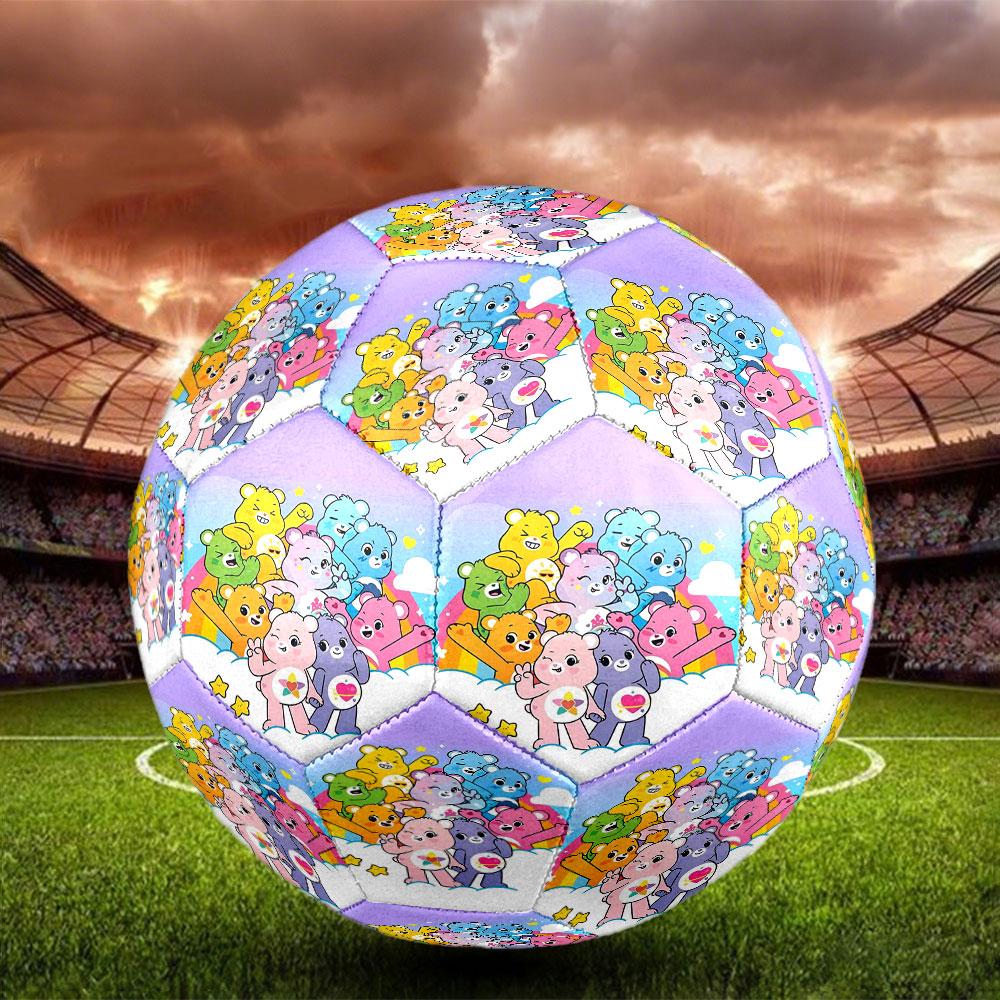 Care Bears Print Size 5 Soccer Ball, Standard Match Football for Sports Game and Team Practice, Ideal Gift for Soccer Fans