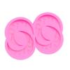 Moon and Stars Earring Decor Mold DIY Epoxy Resin Keychain Silicone Mold Christmas Pendant Mold Home Decorations Mold