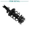 ACROPIX 2pcs Car Coil Spring Buffer Auto Shock Absorber Spring Rubber Buffer Universal C Type Black