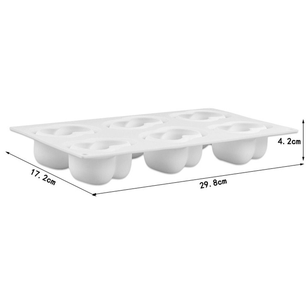 Food Grade Silicone Dessert Mold 6/8 Cavity French Pastry Mold Stylish Baking Mold  Pudding