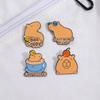 Versatile Capybara Animal Pins Set Perfect For Collectors Looking For Unique Pieces Decorative