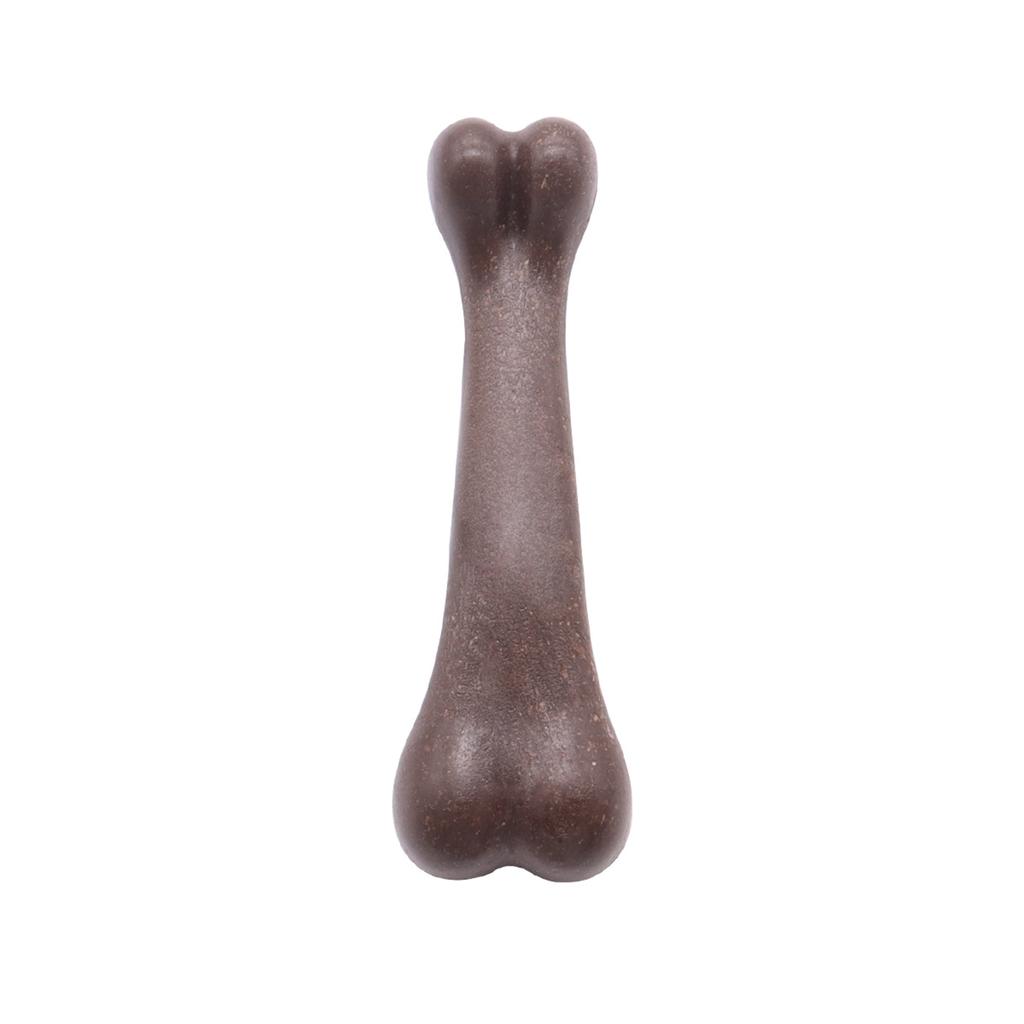 Durable Dog Chew Toy Beef Flavor Realistic Bone Shape Pet Chewing Stick Interactive Durable Dog Toy for Teeth Cleaning and Entertainment