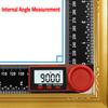200mm 2 In 1 Digital Angle Ruler Instrument Inclinometer Goniometer Protractor