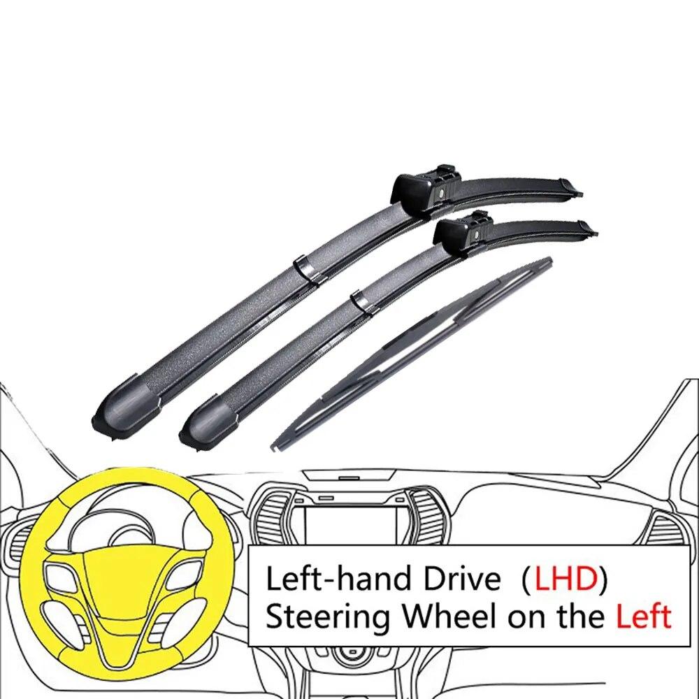 3X Car Wiper Blades for GAC AION V Plus Mitsubishi Airtrek 2022 2023 Front and Rear Windshield Wipers Auto Accessories