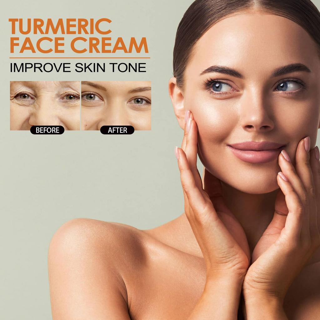 Turmericantiwrinkle Moisturizingcream, Turmericantiwrinklecream, Deep Moisturizing, Longterm Maintenance Of Skin Stability, Skin Care,50ML