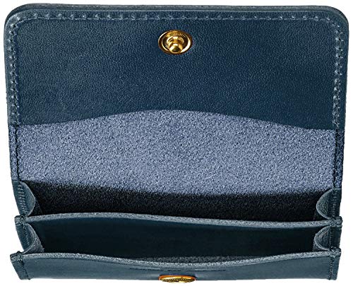 Navy_1 Tochigi Leather Business Card Holder, Card Case, for Men and Women, Genuine Leather, Made in Japan, Domestically Produced, Tanned Leather, Ligh