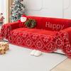 2025 New Red Festive Sofa Cover, Wedding Sofa Towel, a Whole Full Cover Universal Non-slip Seat Cushion