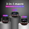 Multi-functional Mobile Phone Lens 3-in-1 Independent Wide-angle Macro Fisheye Camera Lens