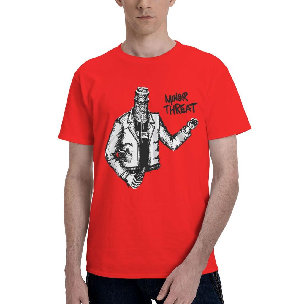 Minor Threat Bottled Violence 100 Cotton Casual Breathable Confortable Manga Funny Ugus TShirts Mens Shirt