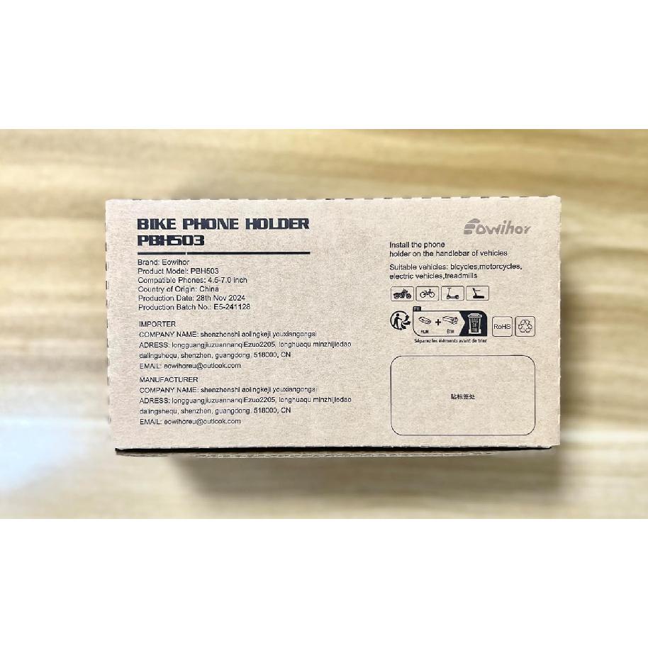 Bike Phone Mount For Electric, Mountain, Scooter, And Dirt Bikes -360°Rotatable Bike Phone Holder- Bike Phone Holder Suitable For Smartphones From