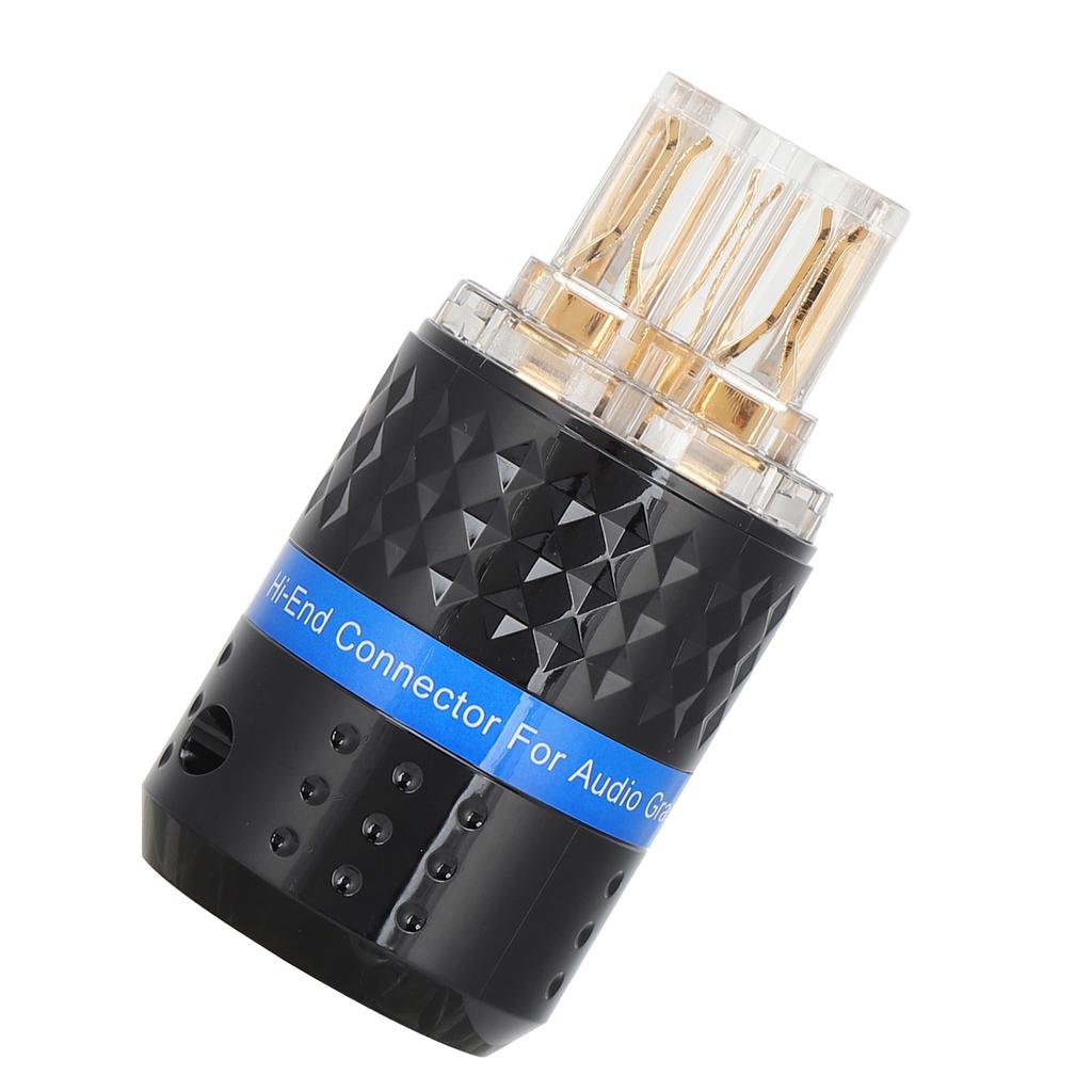 Monosaudio Power Plug Pure Copper 24K GoldPlated Audio Connector Power Plug 100250V(F103G (Female) )