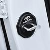 4Pcs Silicone Car Door Lock Cover Protector Sticker Cushion Dustproof Cover for Toyota Corolla Camry RAV4 Avalon Accessories