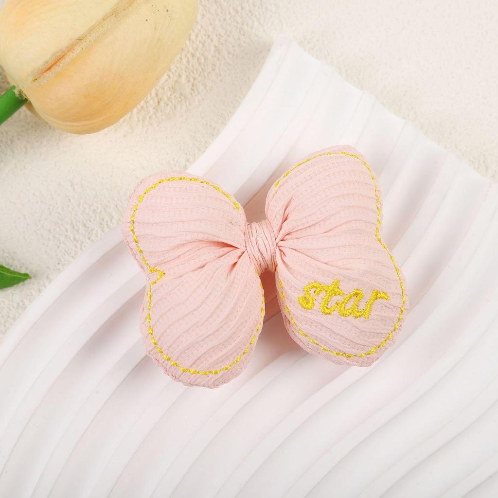 Cute Cotton-Filled Bow Accessories for Bags and Hair