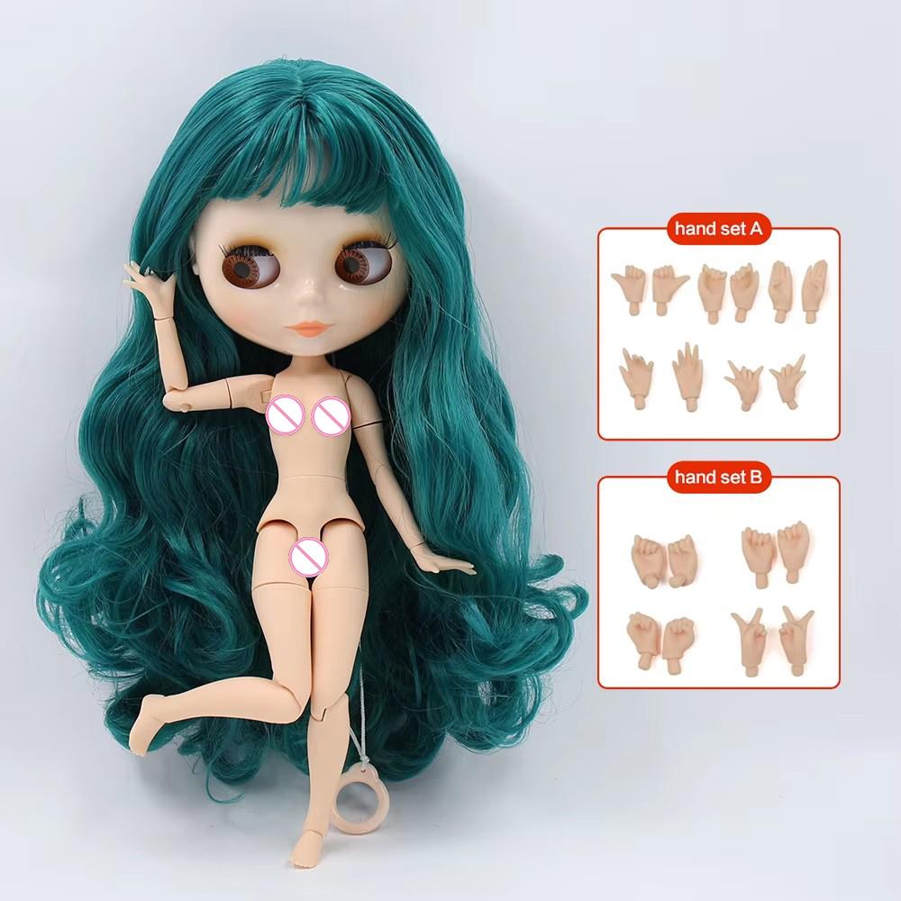 ICY DBS panenka Blyth Bílá pleť Lesklá tvář Matná tvář Kloubové tělo se sadou rukou A&B 1/6 bjd vhodné pro DIY make-up Speciální cena