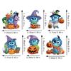 6pcs/Set Pumpkin Lantern Series Diamond Painting Magnets for Refrigerator Diamond Art Fridge Magnets for Adults Diamond Art Refrigerator Magnets Kits