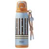 Shidajia 600ml Stainless Steel Dual-Drink Insulated Bottle with Straw