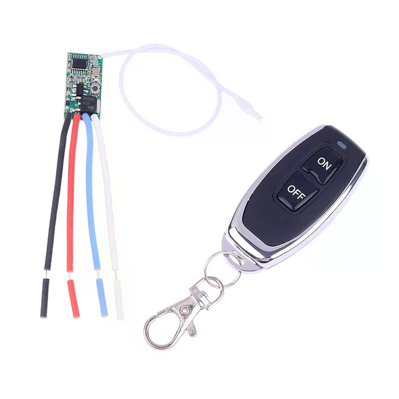 433mhz DC 3.6V 5V 9V 12V 24V 1 Kanallı Mini Röle Kablosuz RF Uzaktan Kumanda Anahtarı LED Lamba Kontrol Cihazı Mikro Alıcı Verici Kendin Yap
