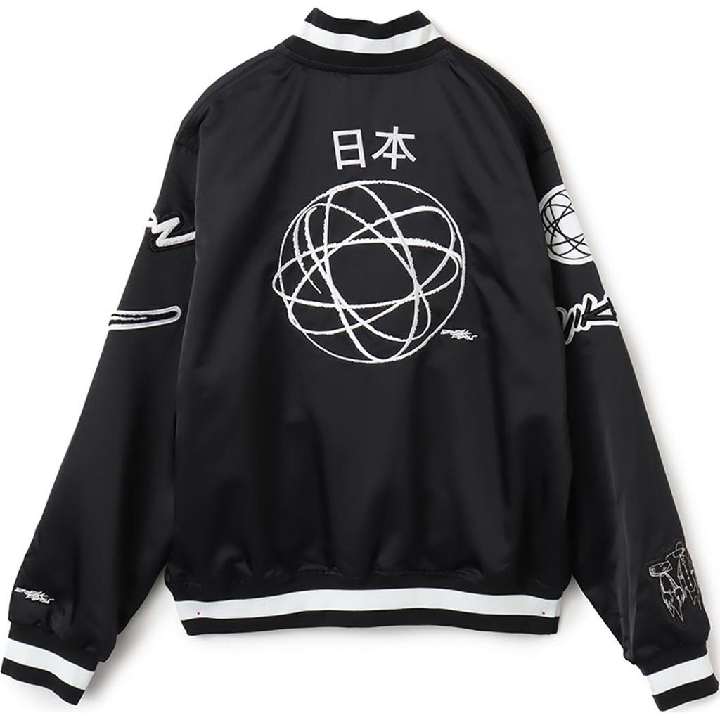 Nike X Futura Paris Olympic Series SS24 Single-Breasted Casual Long Sleeve Jacket Unisex Jacket Black FN9458-010