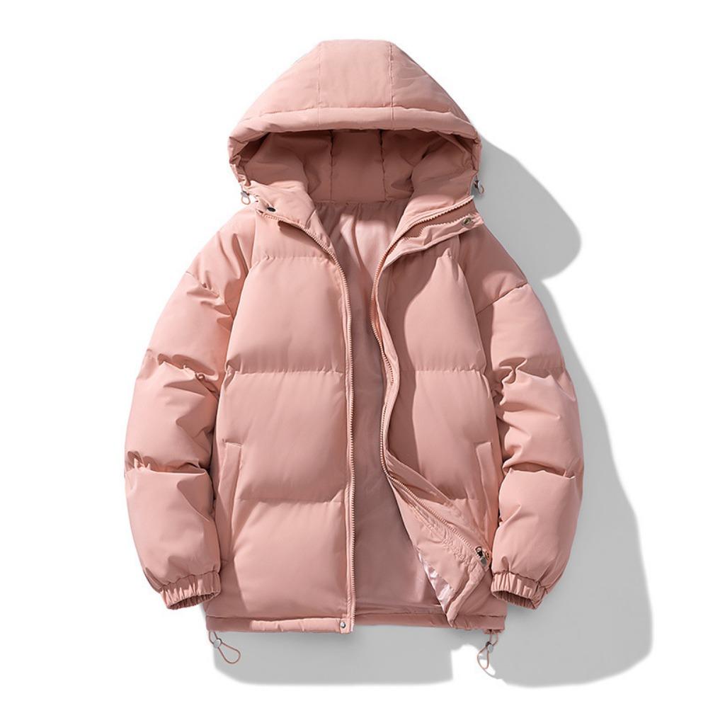 Fleece and Thickened Thermal Stand-up Neck Cotton-padded Jacket Men's Winter Versatile Casual Jacket