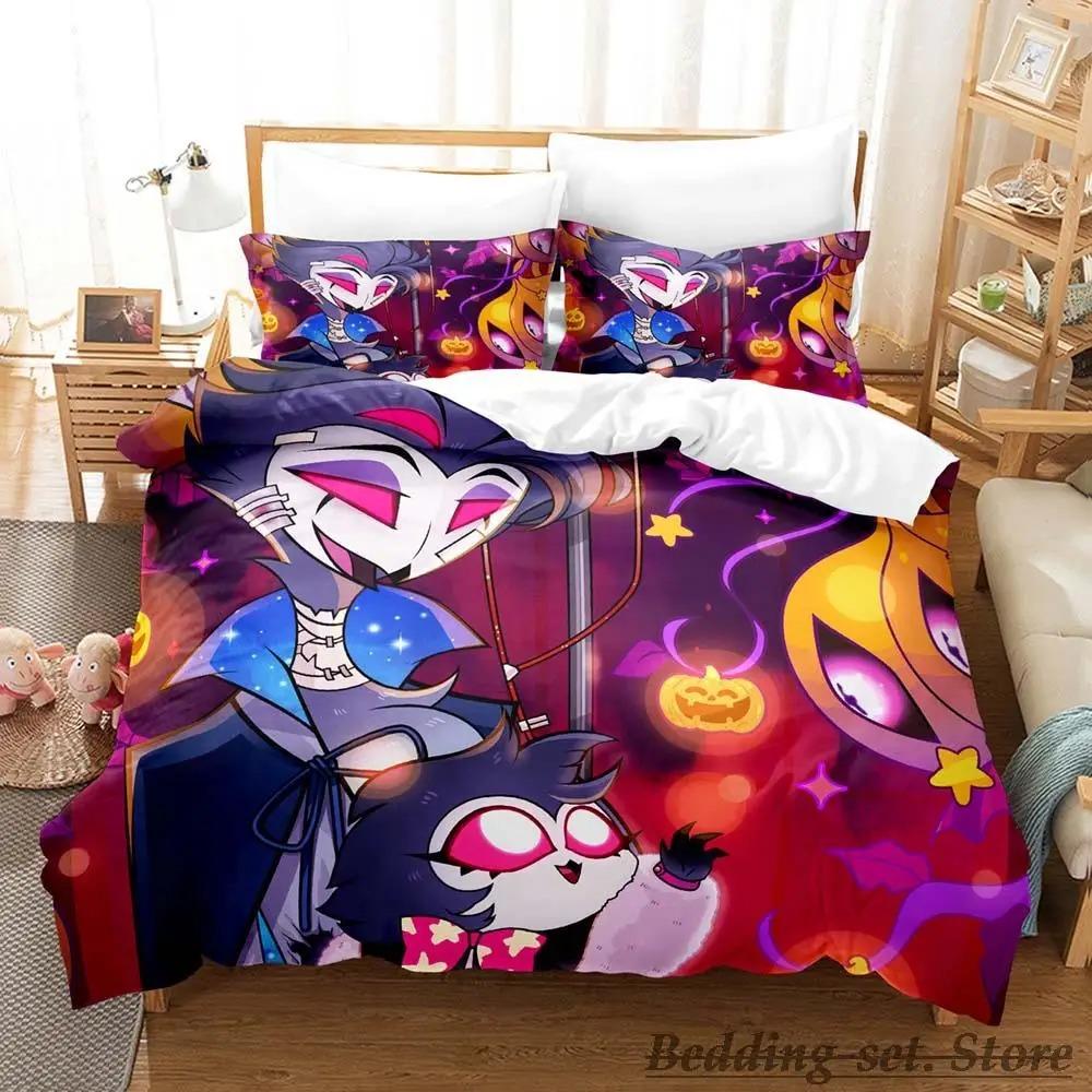 Elegant Lightweight Single Twin Full Queen King Stolas Boss Size Bed Adult Kid Bedroom Duvetcover Sets Anime Parure De Lit Quilt