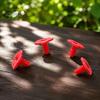 Silicone Flower Feeder Ports 8Pcs Hummingbird Replacement Flowers, Bee-Proof Flowers Feeding Ports, Universal Outdoor Parts Durable