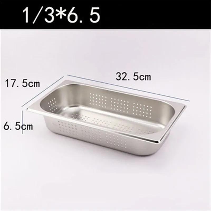 Heavy Duty Mirco-perforated Colander Stainless Steel Rectangle Strainer Fine Mesh Colander Kitchen Durable Strainer Rinse Drain
