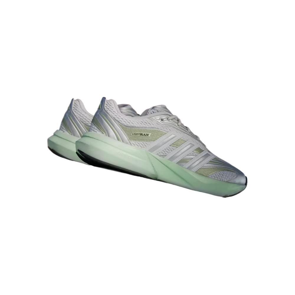 Adidas Lightblaze Glow White Silver Metallic Women Sneakers Cloud-White Magic-Lime-Metallic JP6328