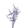 Steel String Rolling Swivels Safety Snaps Leader Trace With Snap Rope Wire Fishing Wire Line