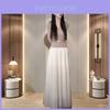 Sommer-Mädchenkleid-Set mit PVC-Stoff und Netzdetails für einen lässig-schicken Look