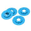 4pcs RC Brake Disc Aluminum Alloy Brake Caliper for 2.2 Inch Wheel 1/10 RC Crawler CarBlue
