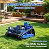 European Spot ROBOT LAWN MOWER Low Maintenance RC Lawn Mower Crawler Type Wireless Robot Grass Mower Farm Sloped Ground Cutting