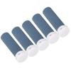Rouleaux de remplacement grossiers - Lot de 5 - ABS &amp; pierre de quartz - 5,1 x 1,7 cm - Pour callosités sévères