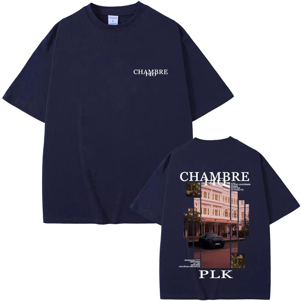 Rapper Plk Chambre 140 Album Graphic Tshirt Unisexs Unisex Hip Hop Fashion Pop Music Tshirts Unisexs Casual Cotton Vintage T Shirts