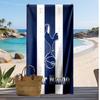 Tottenham Hotspur FC Personalisiertes Bedrucktes Strandtuch Fußballlogo Unterstützung Benutzerdefinierter Name Text Absorbierendes Handtuch Für Sport Reisen Besonderes Geschenk