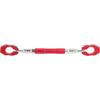 Universal Handlebar Crossbar Adjustable 22mm 7/8in Strengthened Cross Pad (red)
