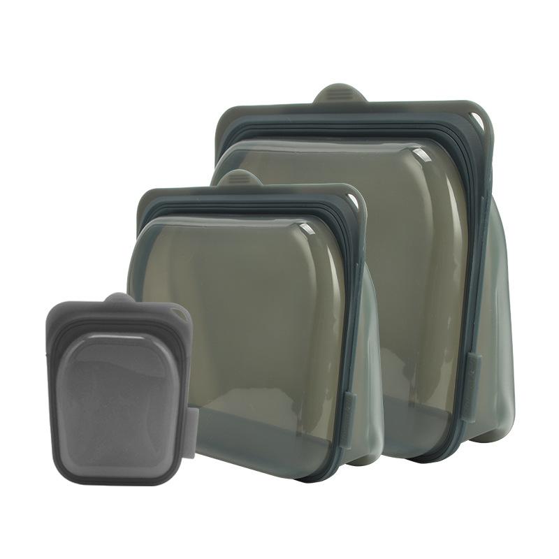 Food-grade Silicone Preservation Bag Refrigerator Anti-serial Sealing Bag Can Be Boiled Food Portioning Bag