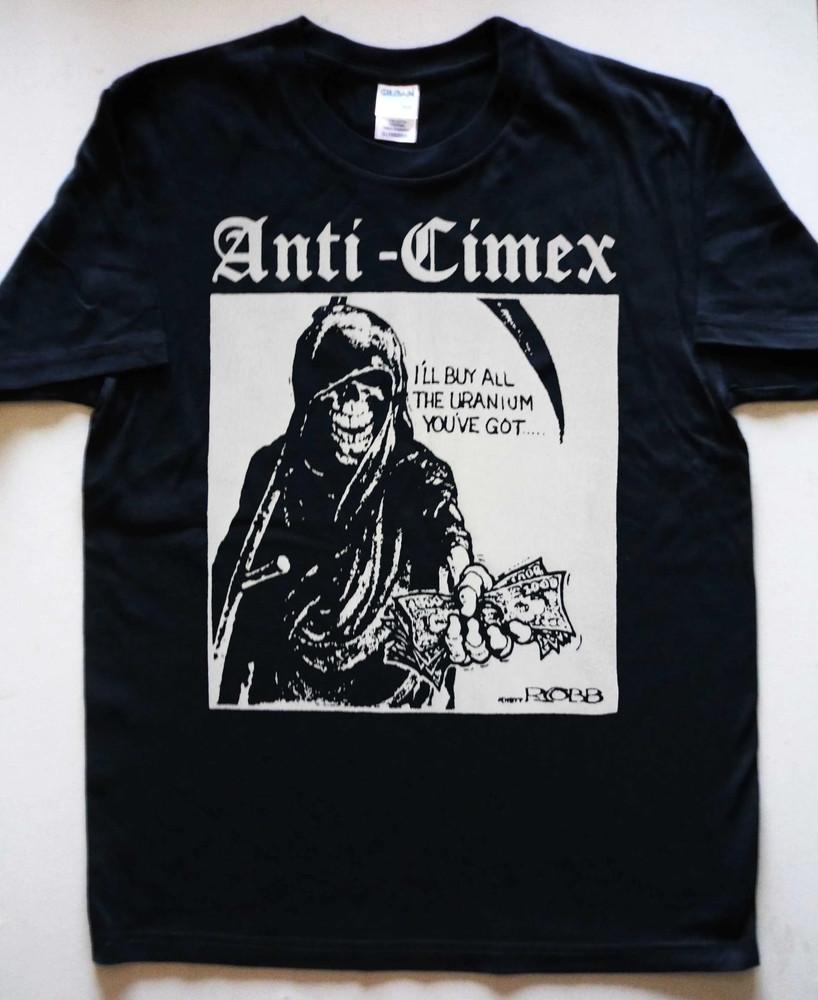 

Vintage Anti-cimex Band Cotton Black Shirt Unisex COncert S to 5XL MQ266 Unisex T-Shirt XXXXL
